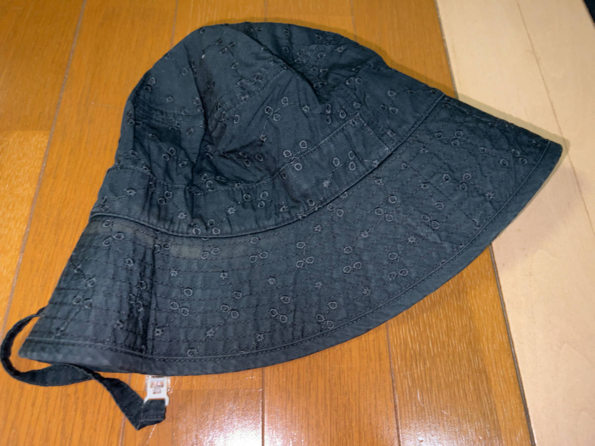 ●婦人用「ソフト帽 / バケットハット (綿100%) 濃紺 / サイズ=約57.5cm」●_画像2