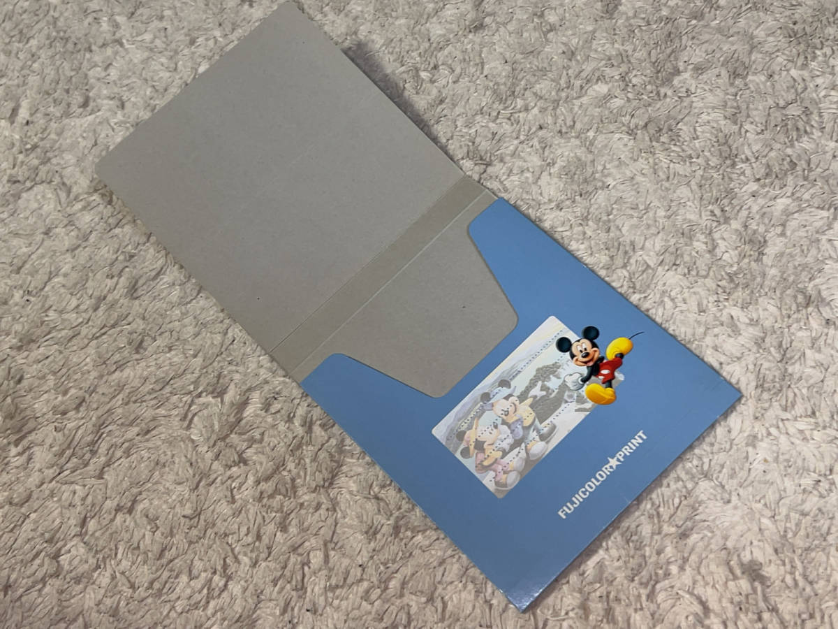 *FUJI FILM[ Fuji color print )/ Polaroid photograph storage paper sleeve / Disney design ]*