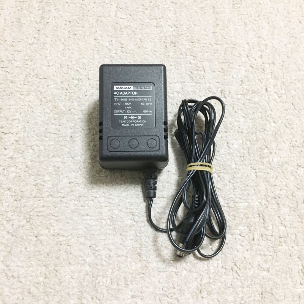 TASCAM マルチトラックレコーダー MTR PORTASTUDIO 414 アダプター付き