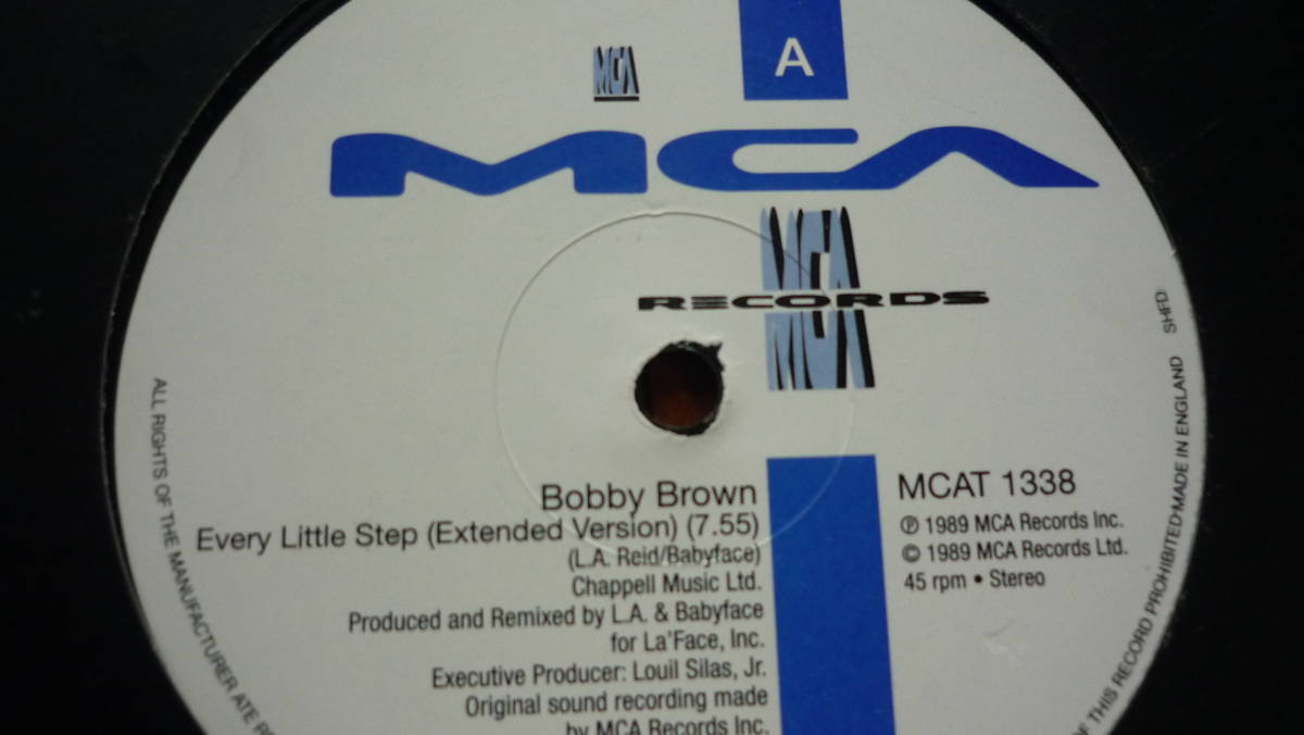 12インチ  BOBBY BROWN / EVERY LITTLE STEP (Extended Version) 7:55の画像1