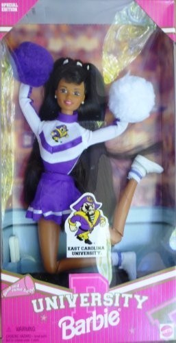Mattel Barbie University Cheerleader East Carolina African