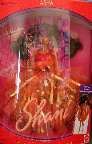 Barbie ASHA Shani AA Doll (1991)着せかえ人形