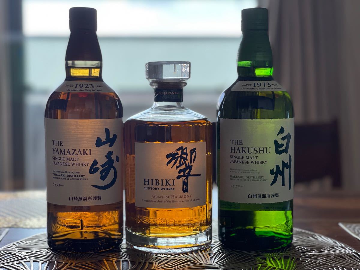 サントリーウィスキー3本セット 山崎 響 白州 700ml|Yahoo!フリマ(旧