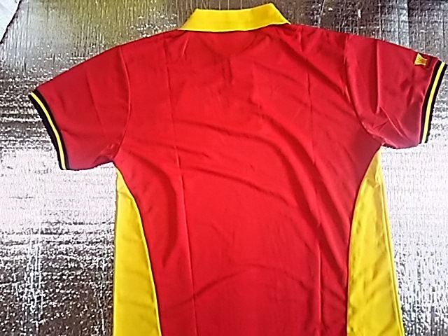 YUASA. Yuasa dry рубашка-поло размер L. пот скорость . новый товар не использовался товар красный желтый 