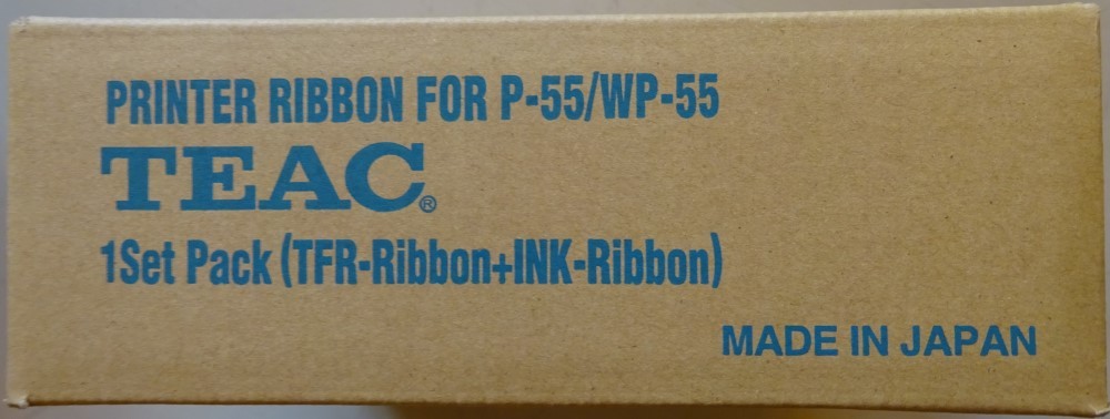 【新品・未開封】TEAC P-55B WP-55用　カラーリボンセット　RIBBON-PHOTO（19610050-10）　2022090053_2_画像1