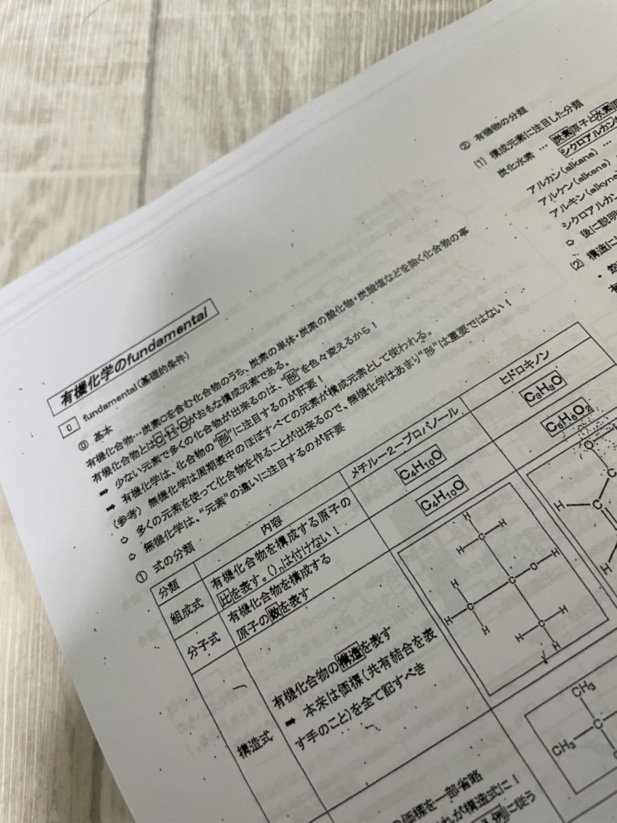 2022年 駿台 テキスト化学S 特講 山下幸久 解答解説 プリント