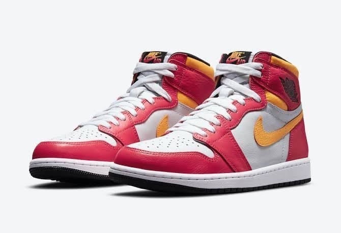 Air Jordan 1 Retro High OG Light Fusion Red Chicago custom シカゴ