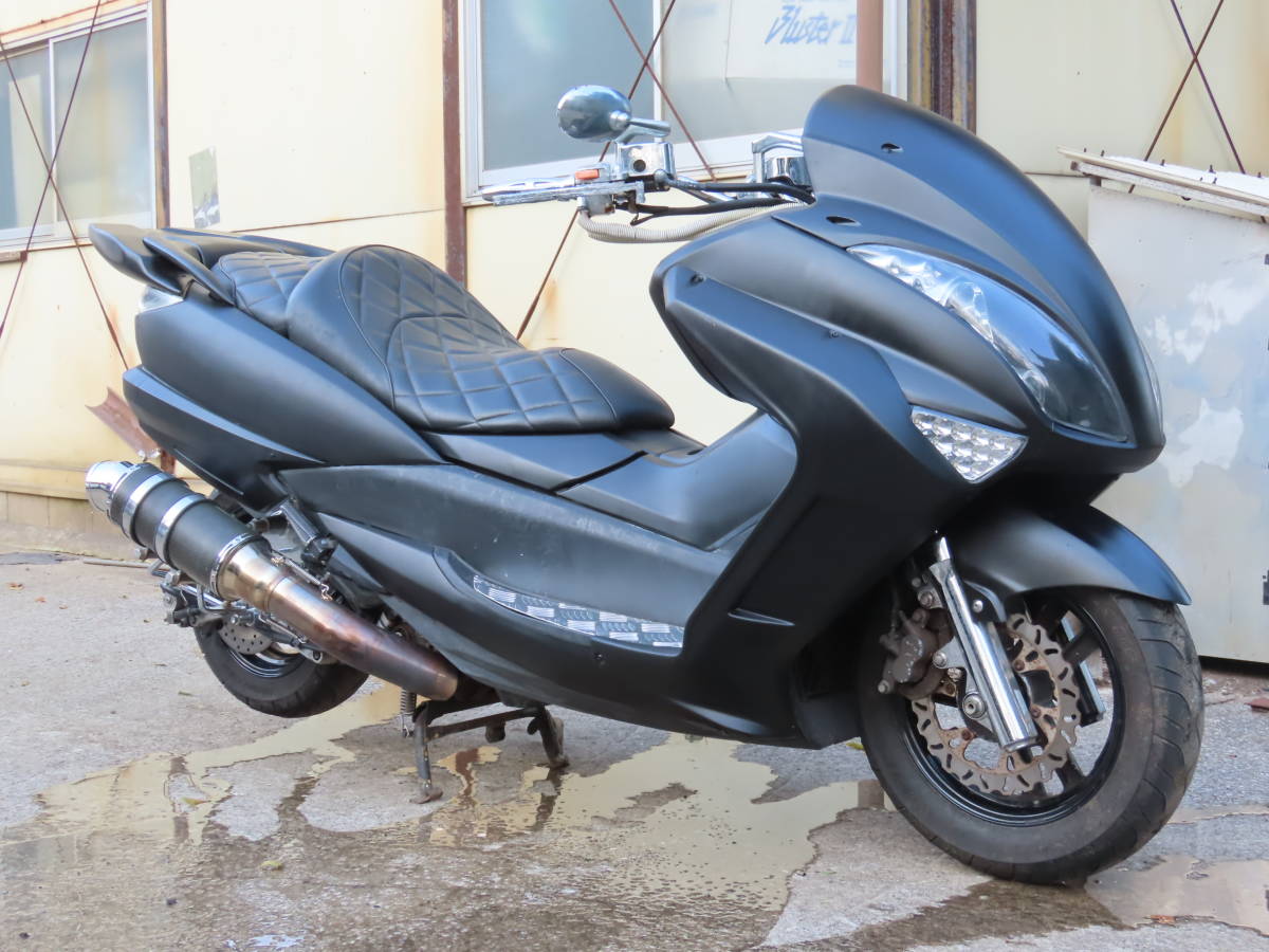 千葉 ヤマハ マジェスティ250-4 SG20J マットブラック フルカスタム車