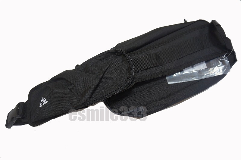 新品 adidas ももクロ アディダス ボディバッグ 黒 ブラック 斜め掛けバッグ モモクロ_画像3