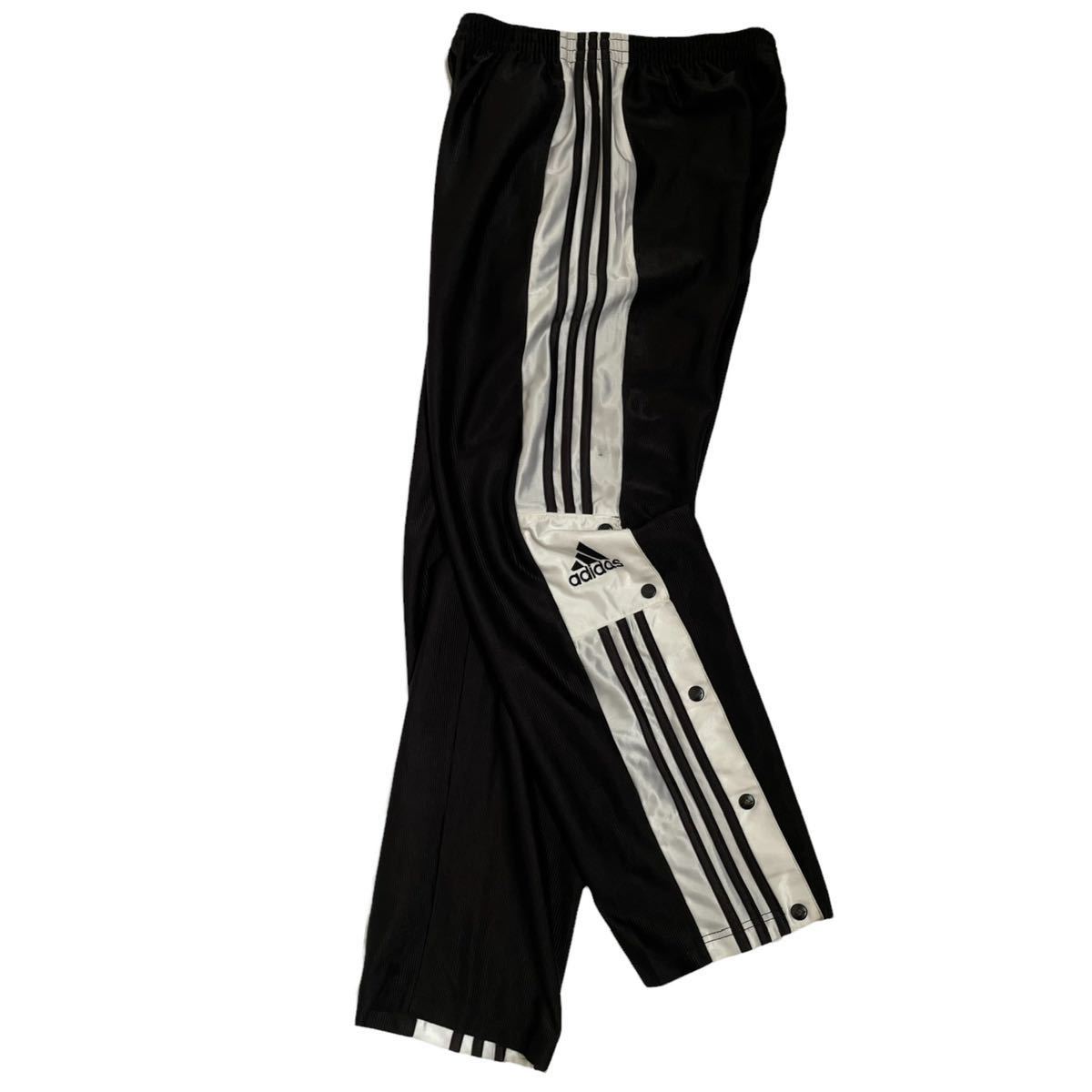 古着 adidas アディダス トラックパンツ ジャージ スナップボタン