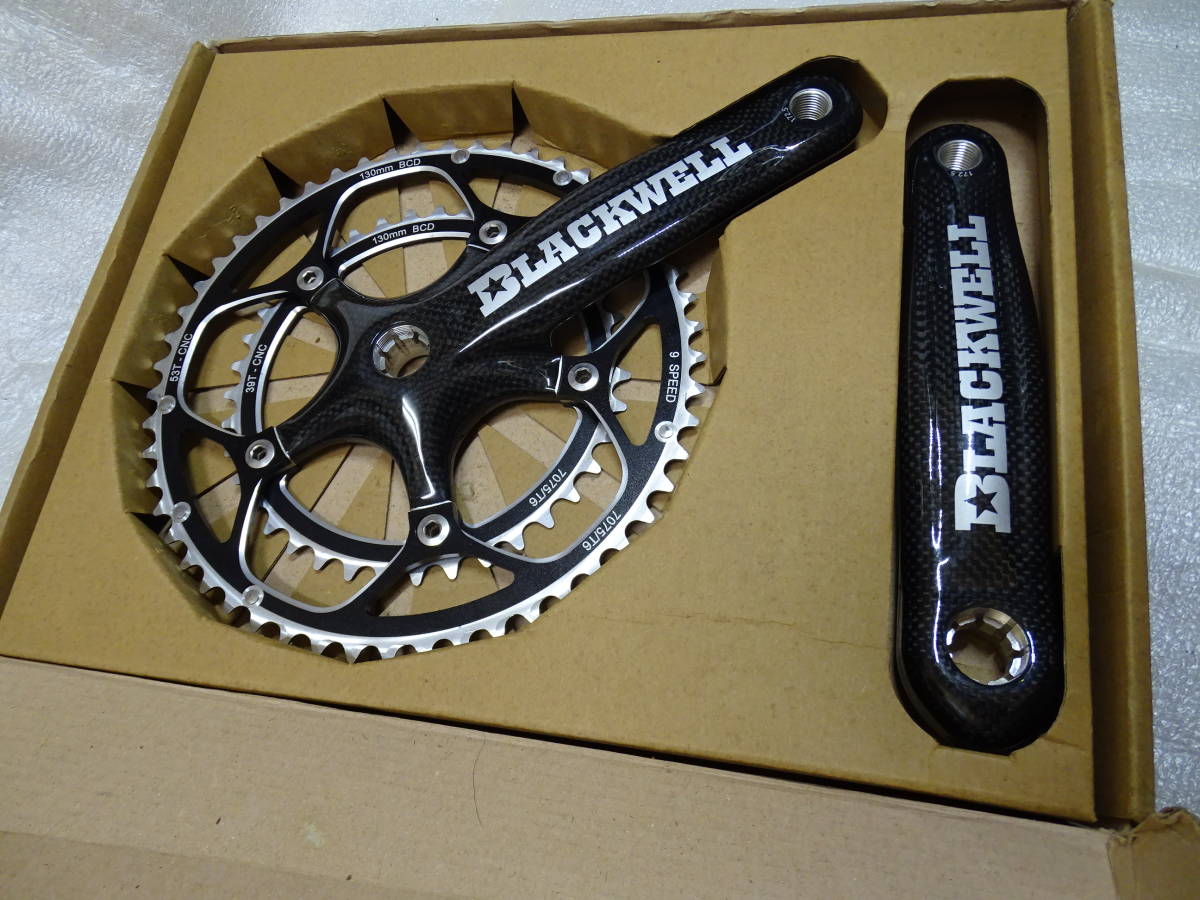 新品 BLACKWELL 53/39-172.5 カーボンフクランクセット