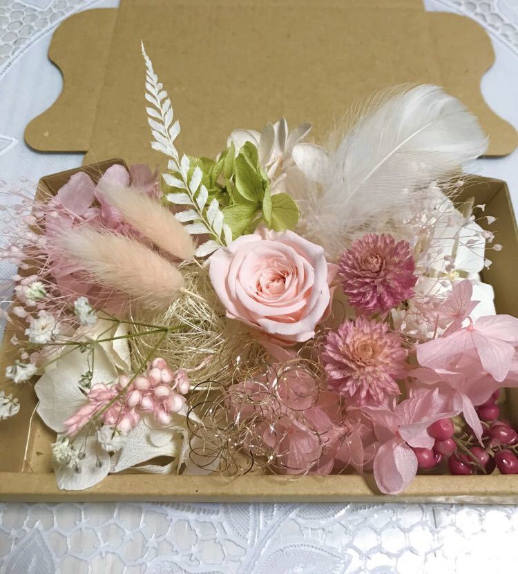  свадебный розовый * материалы для цветочной композиции набор комплект 