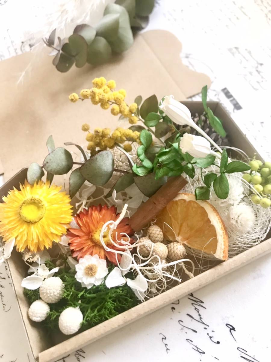 春のお花畑ミモザ ドライフラワー詰め合わせ お洒落