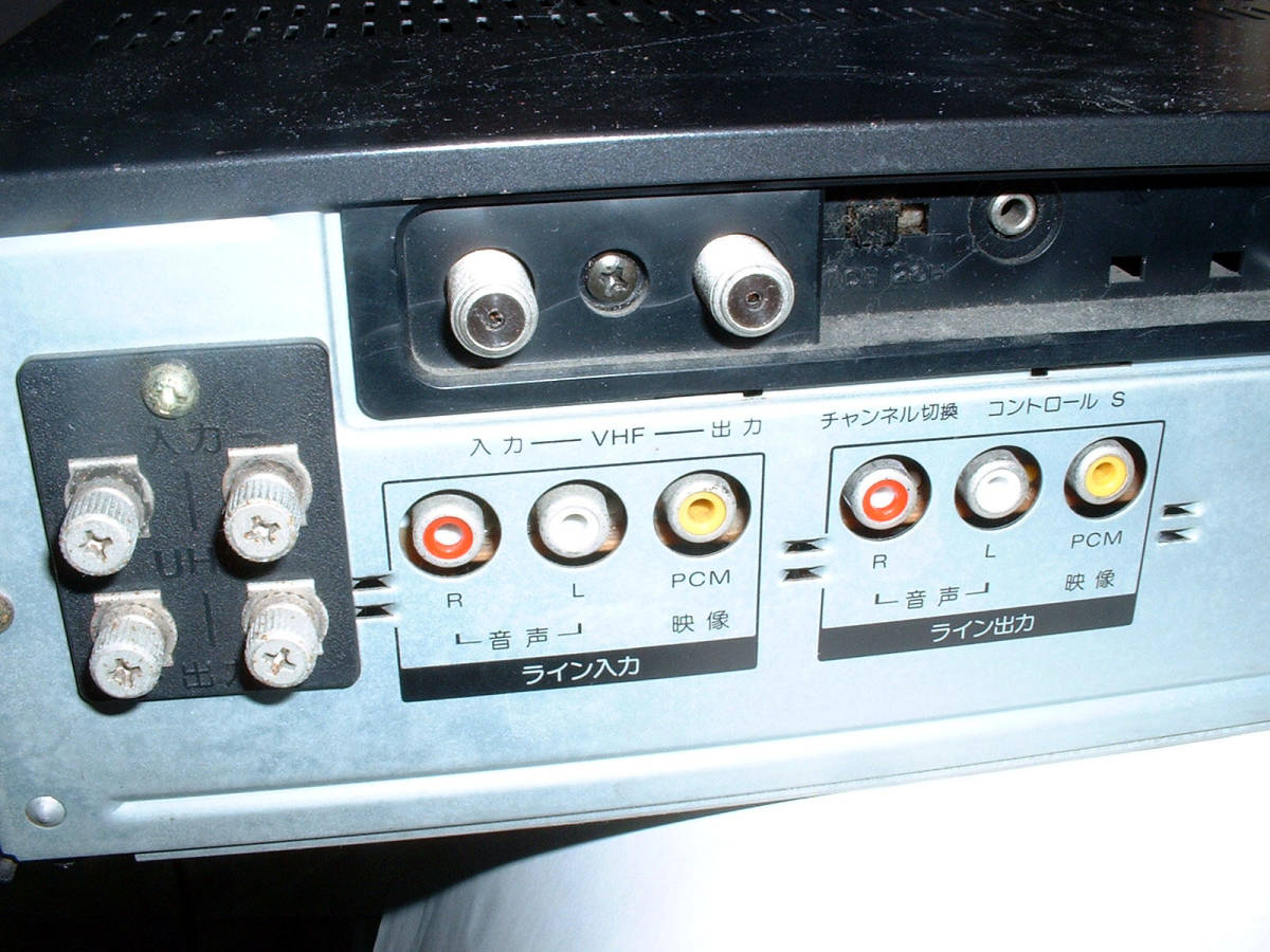 ソニー　ビデオカセットレコーダー　SL-HF505　ジャンク　リモコン付き_画像4