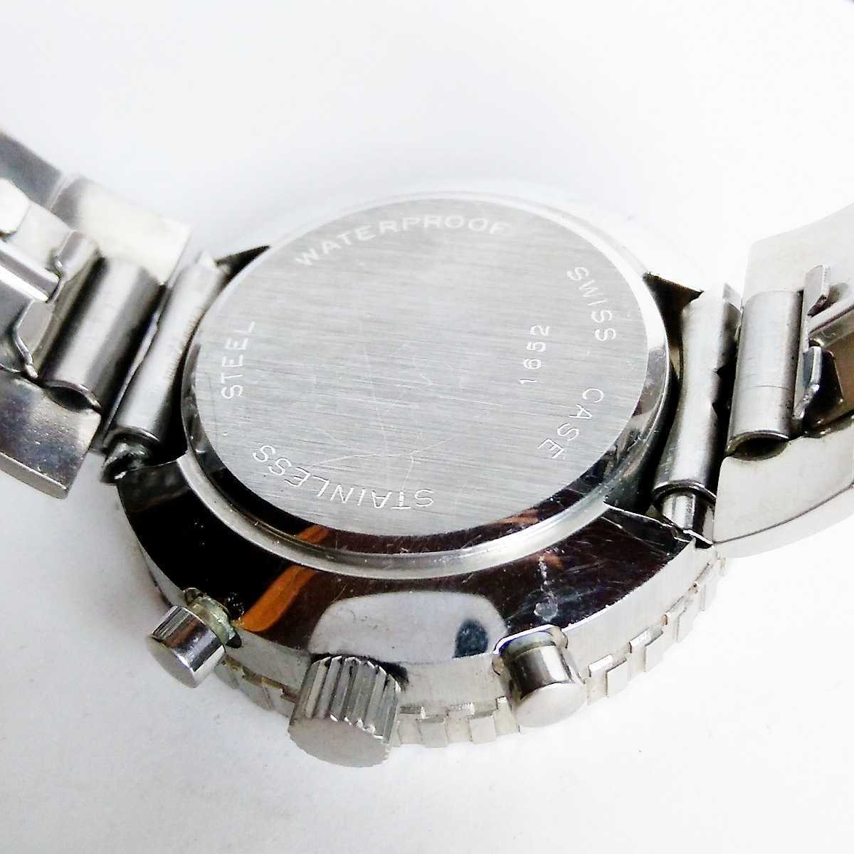 動作品 MEISTER-ANKER マイスター・アンカー クロノグラフ アンティーク メンズ腕時計 稼働品 機械式 手巻き n532_画像5