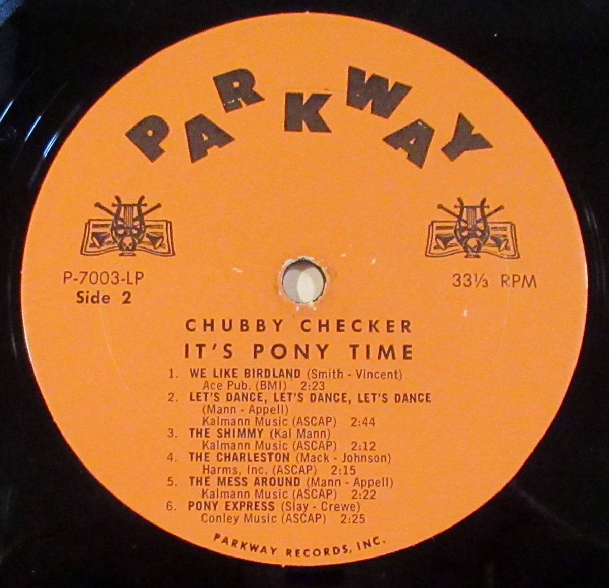レコード〈LP〉チャビー・チェッカー（CHUBBY CHECKER）IT'S PONY TIME_画像6