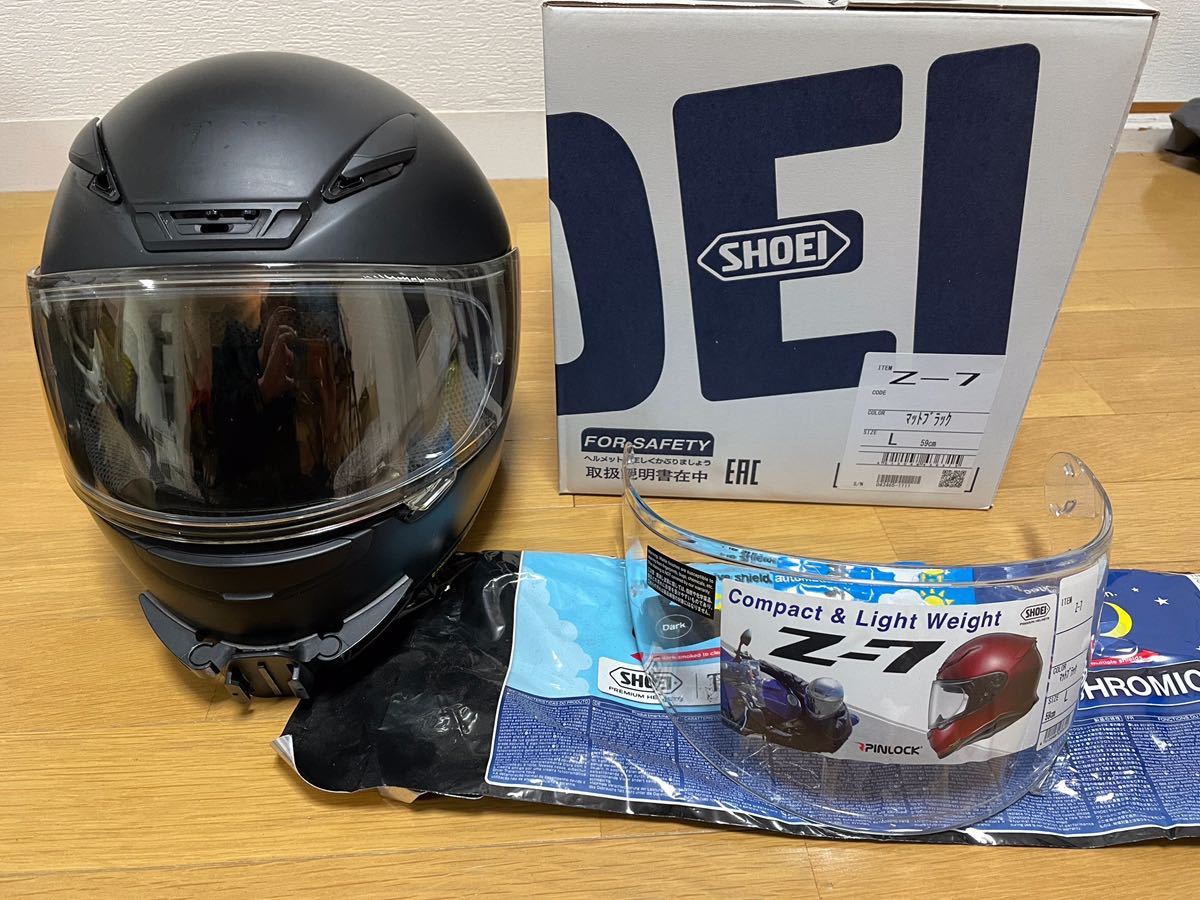 SHOEI Z-7 ショウエイ L マットブラック フルフェイスヘルメット