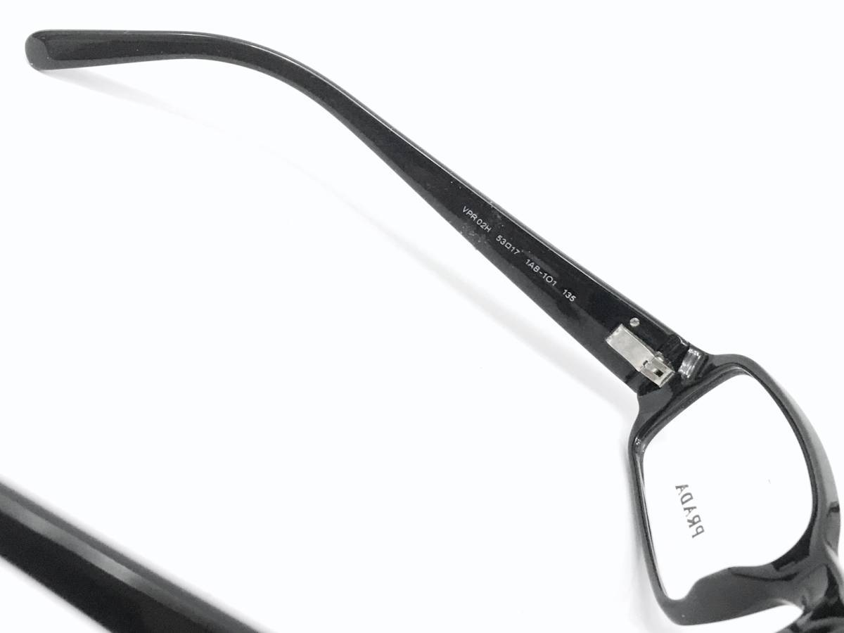 [新品・正規]プラダPRADA VPR02H 53 BKメガネ眼鏡フレーム_画像4
