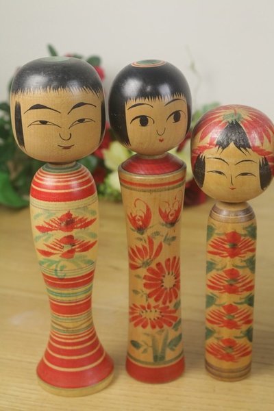 【銀山 護 長尾】等 こけし８点セット 15～25cm 日本人形 伝統工芸　管：Z4532_画像3