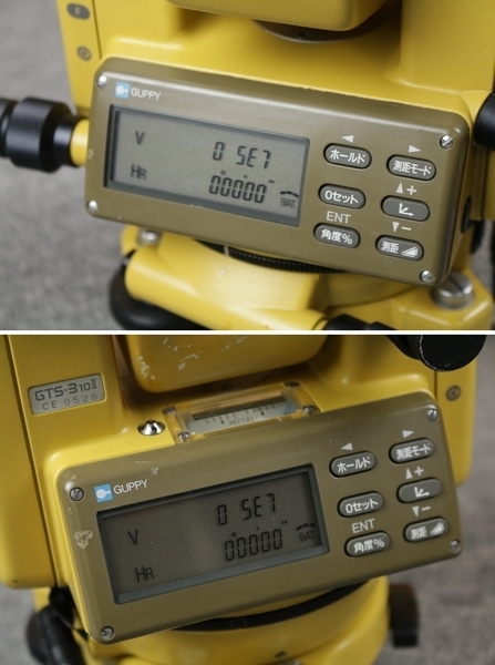 【トプコン TOPCON】トータルステーション（GTS-310Ⅱ）測量機｜ジャンク｜R117_画像7