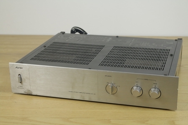 [ Aurex Aurex] power amplifier (SC-55) present condition goods 