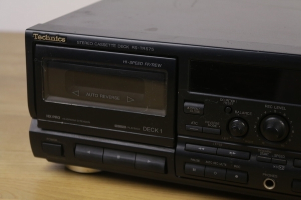 テクニクス Technics】オートリバース ダブルカセットデッキ(RS テクニクス Technics】オートリバース ダブルカセットデッキ(RS
