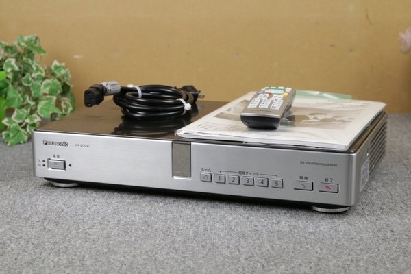Panasonic HD映像コミュニケーションユニット KX-VC500 リモコン付き 19_画像1