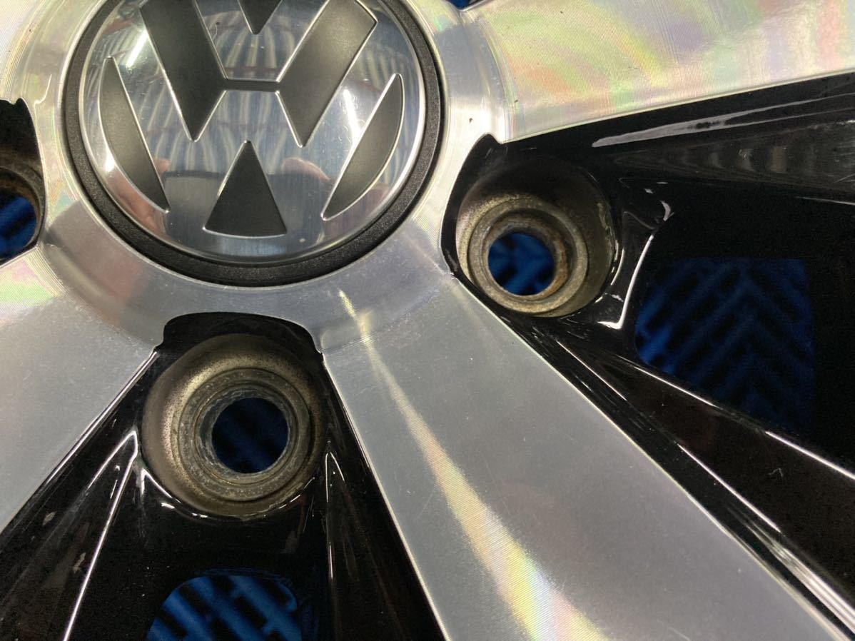 ノア VOXY ステップワゴン等 国産車に!フォルクスワーゲン ザ ビートル ターボ純正18インチ PCD112から114.3に加工品!_画像5