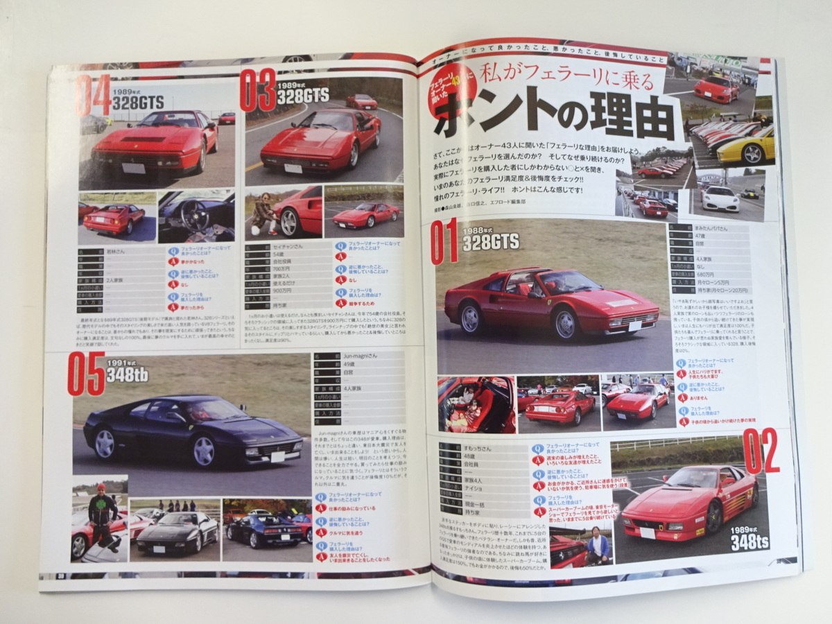  special selection foreign automobile information F ROAD/2014-1/ Ferrari 328GTS 348ts 328GTS