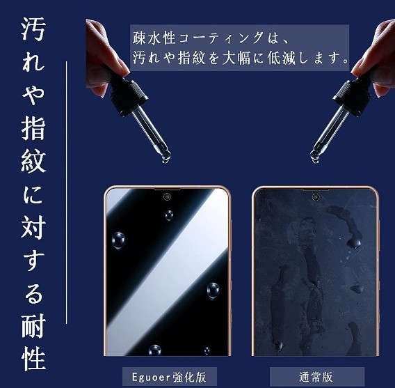 AQUOS sense 6 業界最高レベル日本旭硝子素材を採用ガラスフィルム硬度9H 指紋防止 2.5D&3D 高透過率 送料無料