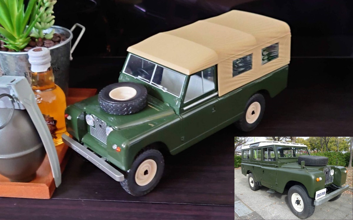 1/18ランドローバー109 シリーズII 1959 ダークグリーン MCG製 Land Rover Series II