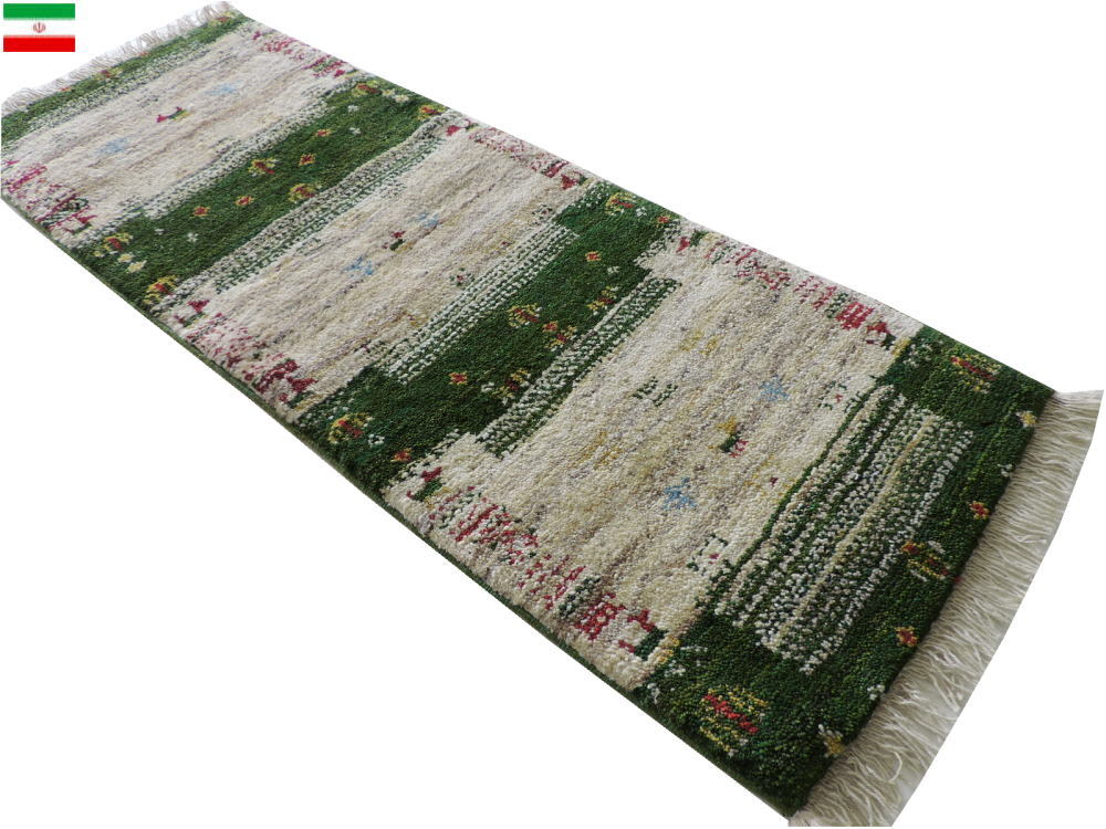 ギャッベ 手織り ギャベ ペルシャ絨毯の本場 イラン産 細かな密度