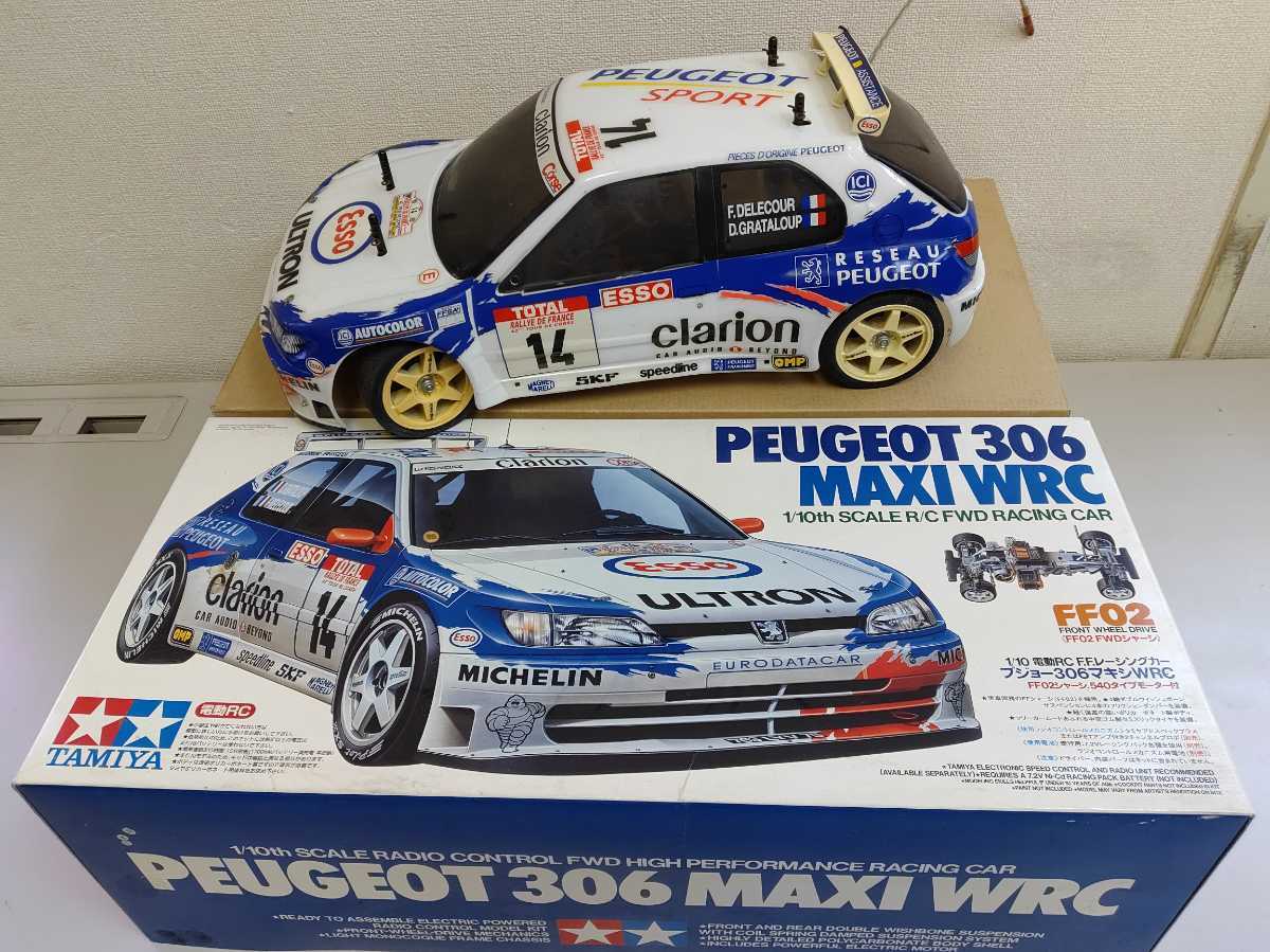 TAMIYA タミヤ 1/10 PEUGEOT プジョー306 MAXI WRC 電動RC FF02