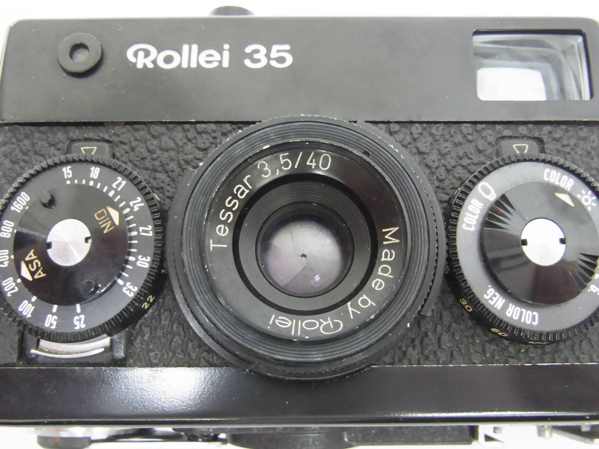☆【現状品】Rollei 35 Singapore ローライ ブラック フィルムカメラ