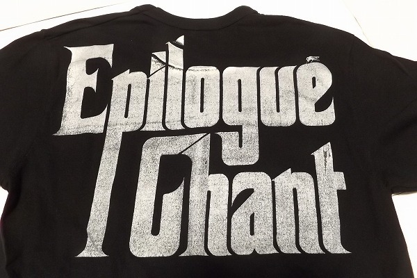 N4709：epilogue chant （エピローグチャント）バッグプリントTシャツ/黒:35_画像5