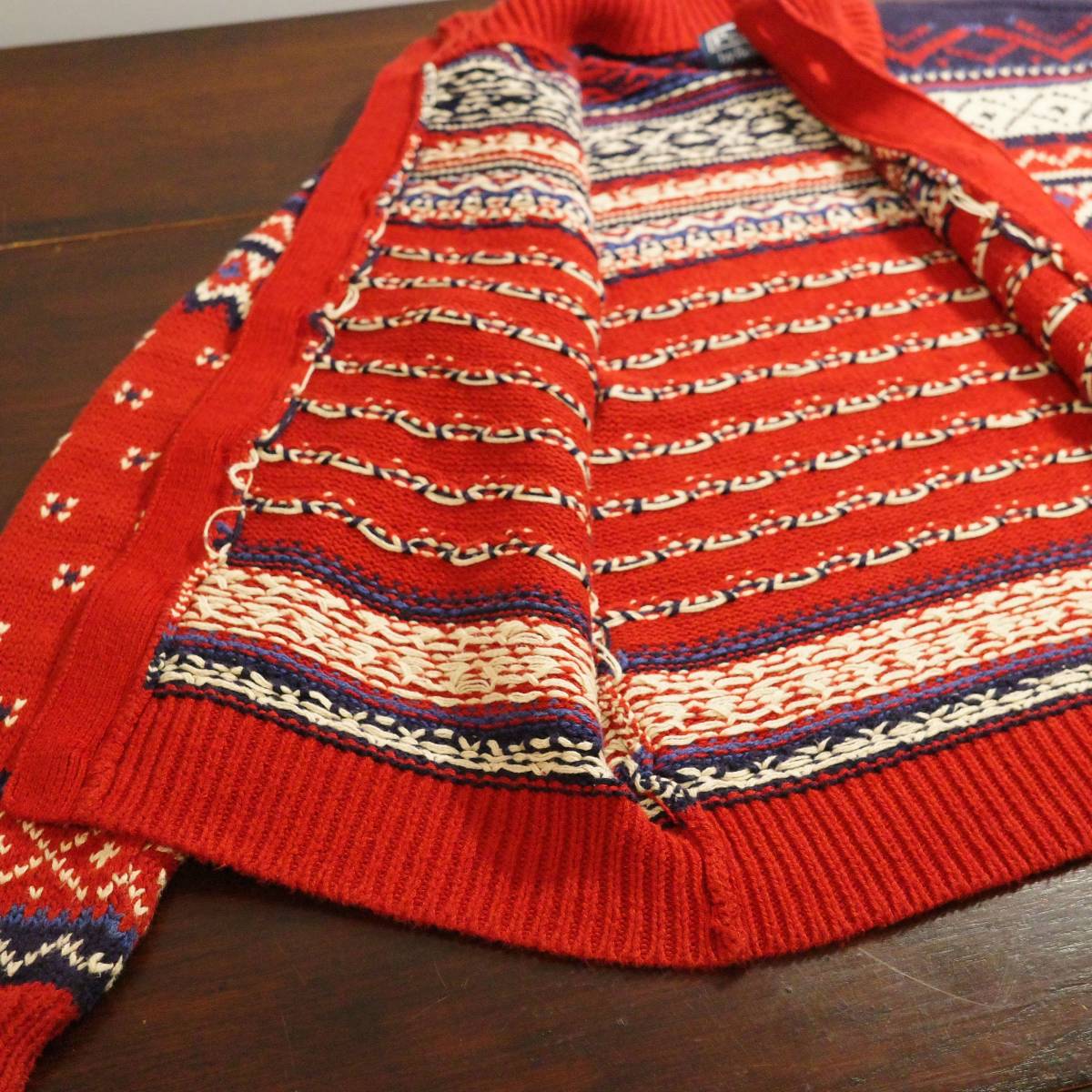 Polo by Ralph Lauren Concho knit cardigan size M ラルフローレン コンチョボタン コットンニット_画像6