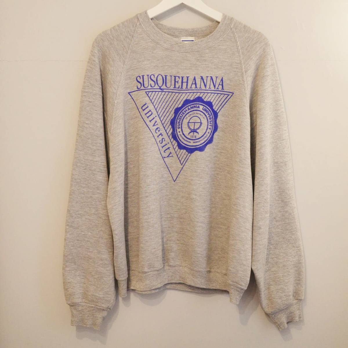 品質のいい XL shirt Sweat Printed College size アメリカ製