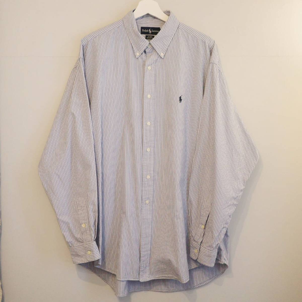 最低価格の shirt B.D.stripe BLAIRE Lauren Ralph XL(実寸XXL相当
