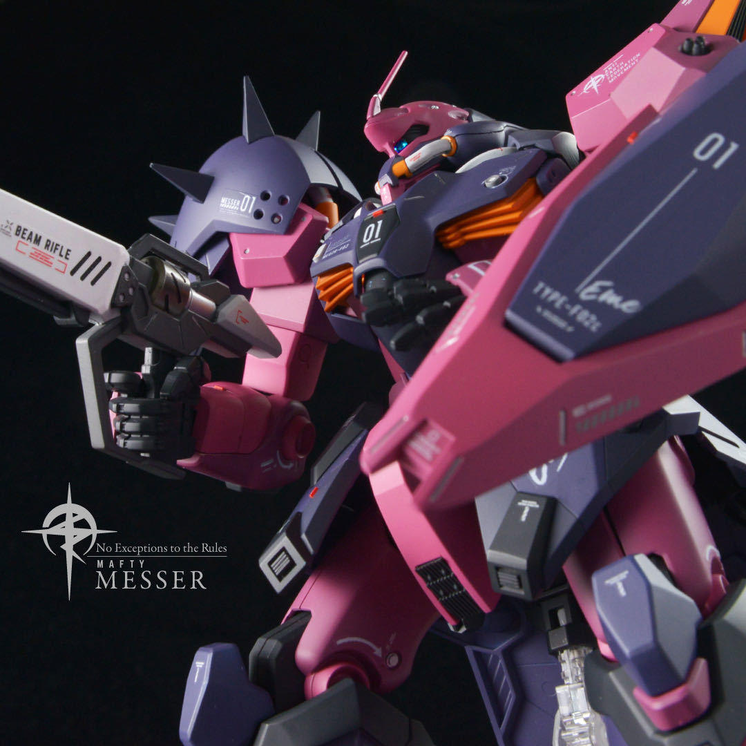 Yahoo!オークション - HGUC メッサー F02型 指揮官機(エメラルダ機） 閃...