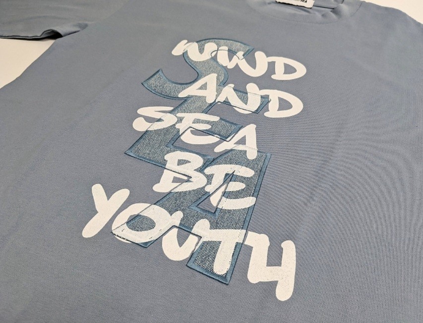 未使用】デニム de ミライ×WIND AND SEA L/S TEE サイズXL【ISETAN