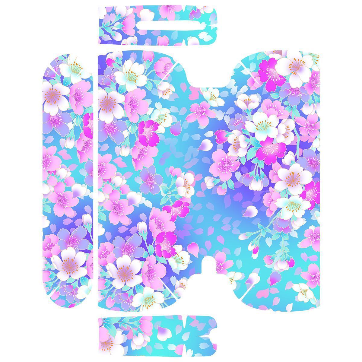 iQOS3 専用 スキンシール 水面桜 柄 デザインデコシール 表面＆上下セット アイコス3 和柄-華/桜_画像2