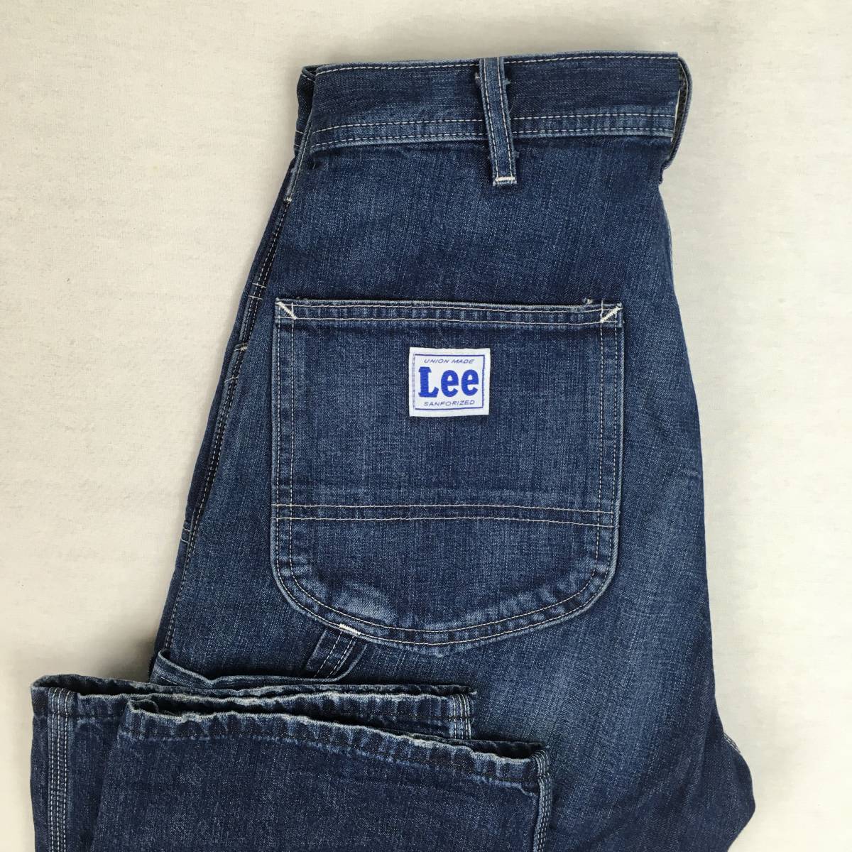 Lee リー LM7288 デニム ペインターパンツ 日本製 デニム XSサイズ ワークパンツ ユーズド加工