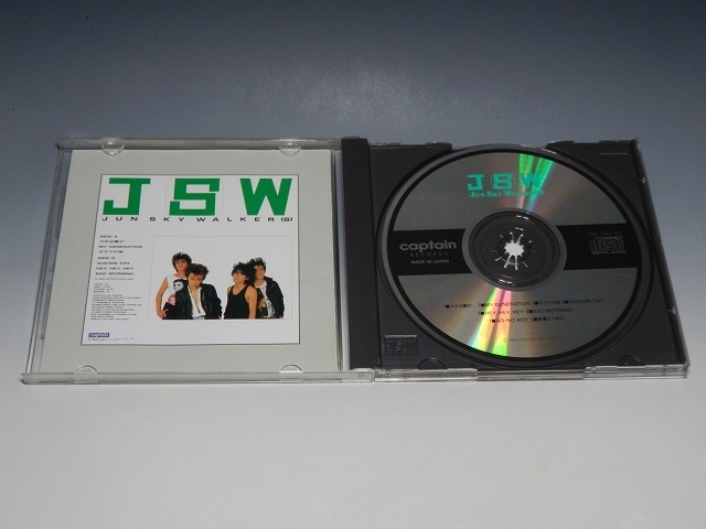 JUN SKY WALKER(S) ジュン・スカイ・ウォーカーズ J(S)W 帯付CD CAP-1003_画像4