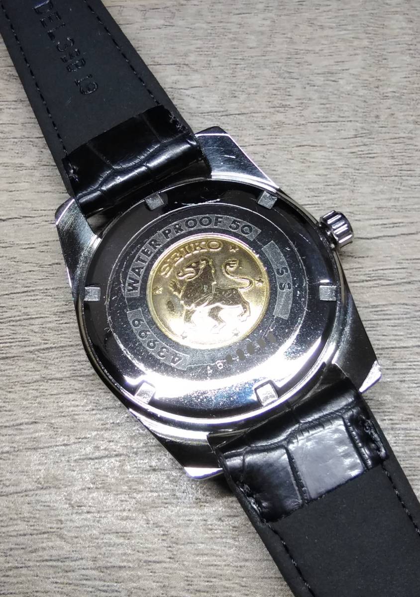 Grand Seiko 43999 35石 AD文字盤 手巻 1964年6月製造 ブラック文字盤 _画像7