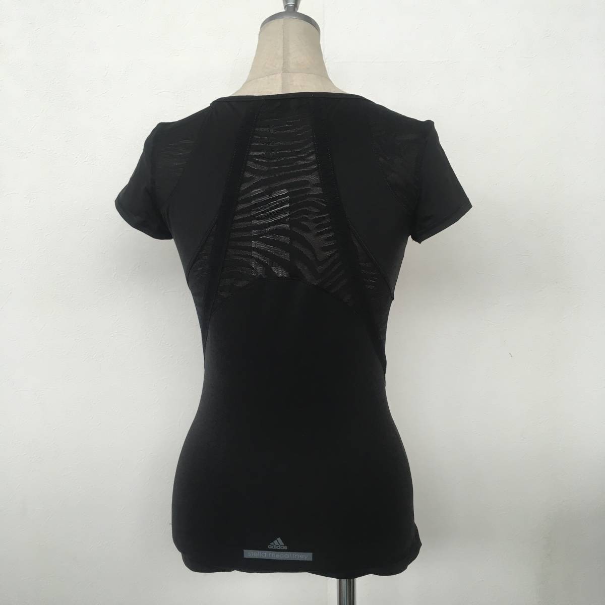 adidas stella mccartney アディダス ステラマッカートニー タグ付10500円 ストレッチTシャツ_画像2