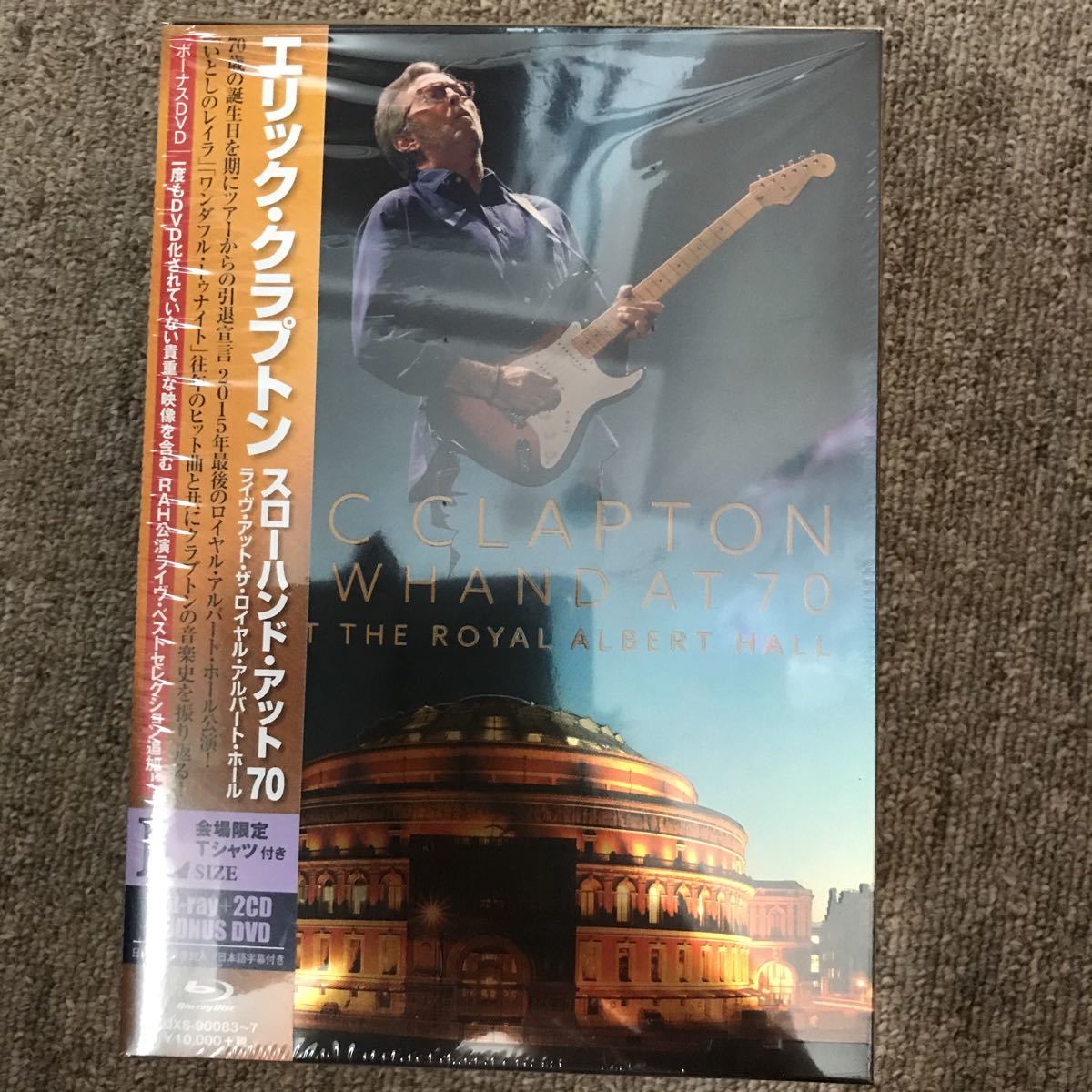 新品同様 会場限定Tシャツ付き Blu-ray+2CD+DVD Eric Clapton ...
