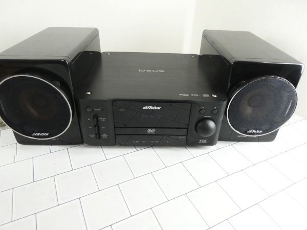 くすみ水色 ビクター コンパクトコンポーネントDVDシステムEX-BR3 くすみ水色 ビクター コンパクトコンポーネントDVDシステムEX-BR3
