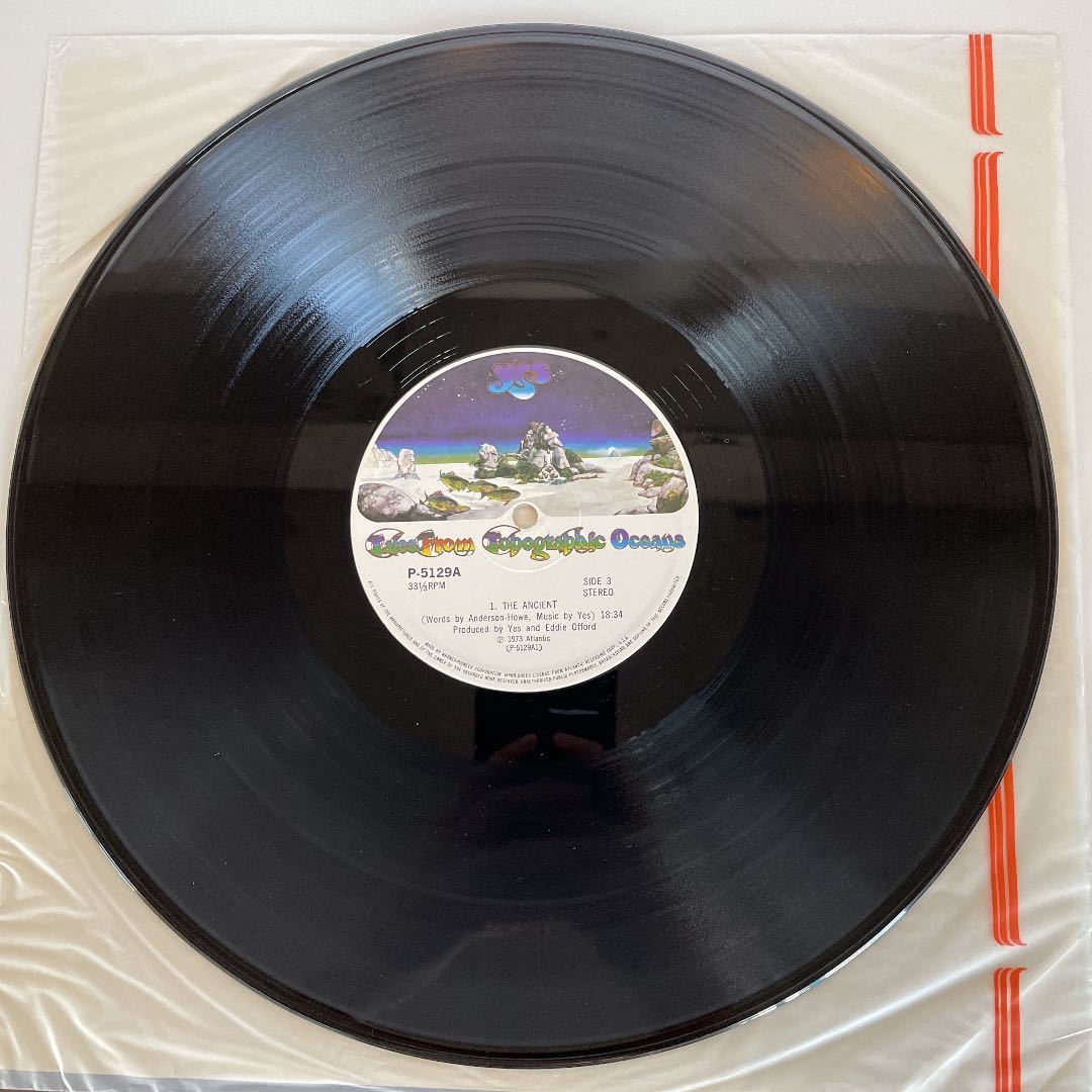 Yes Tales From Topographic Oceans LP レコード　vinyl_画像8