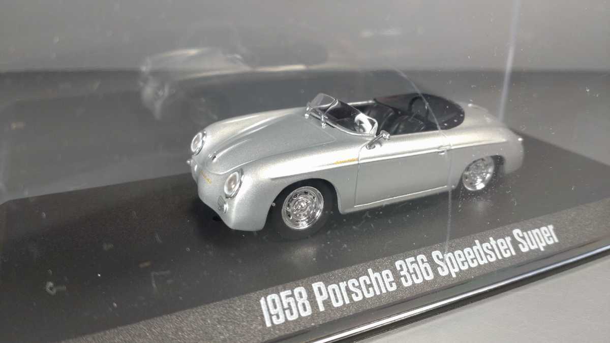 希少 グリーンライト　1/43　ポルシェ 356 Speedster Super 1958 ミニカー_画像2