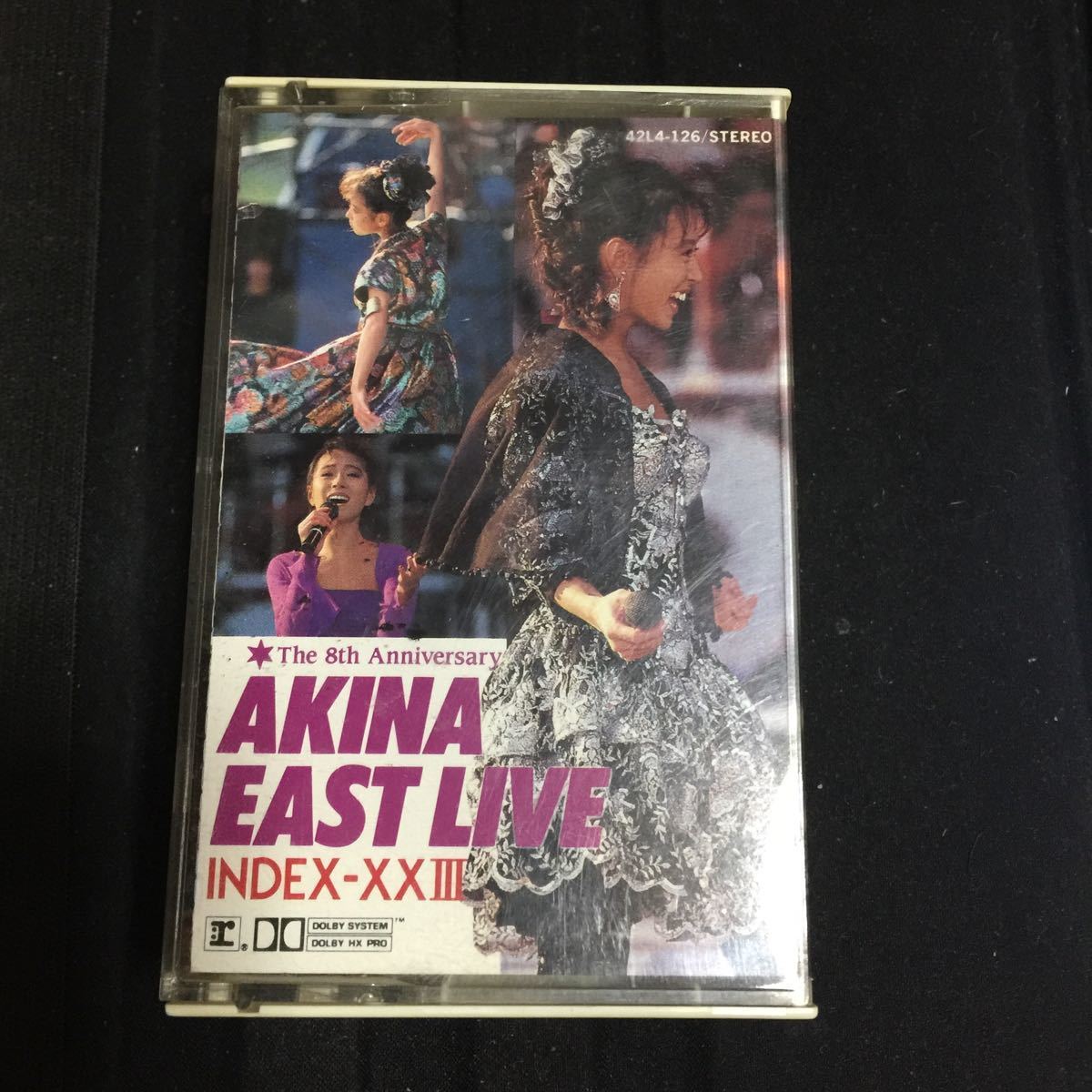 ヤフオク! - 中森明菜 AKINA EAST LIVE 国内盤カセットテ...